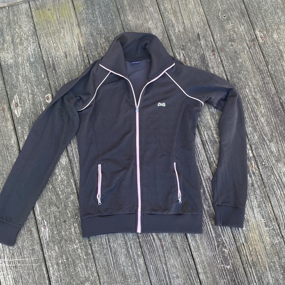 Le Tigre Jackets & Blazers - LeTigre Black Zip up track jacket size S